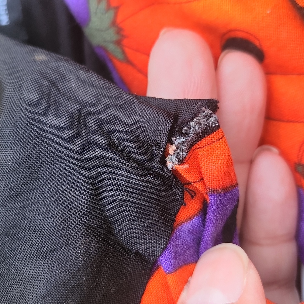 Capelli Designs, Halloween Pumpkin And Jack O Lanterns Vest in Orange & Purple - Picture 7 of 12